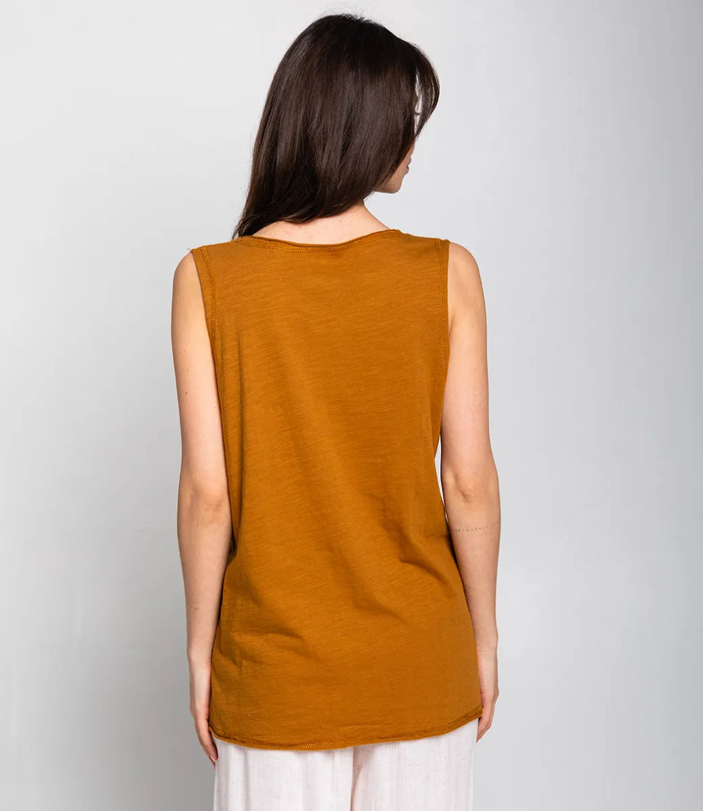 Майка #КТ2286, терракотовый