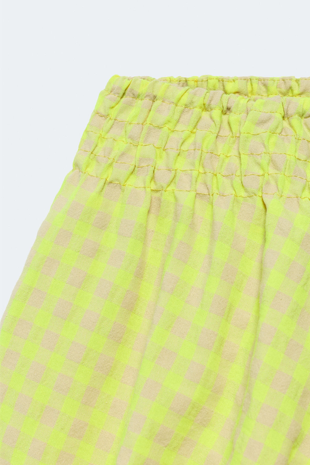 2-14 A?OS/ SHORT BOMBACHO CUADRO VICHY LIMITED EDITION / Amarillo - Zara фото 6