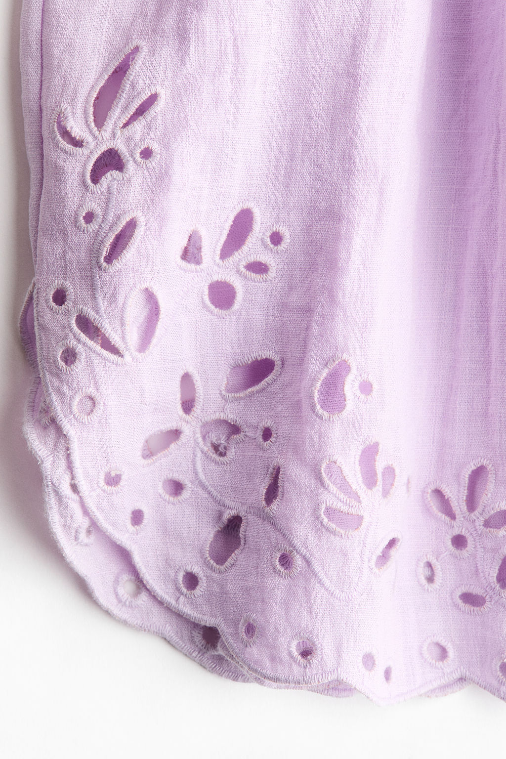 Camisa playera con bordado ingl?s - H&m фото 4