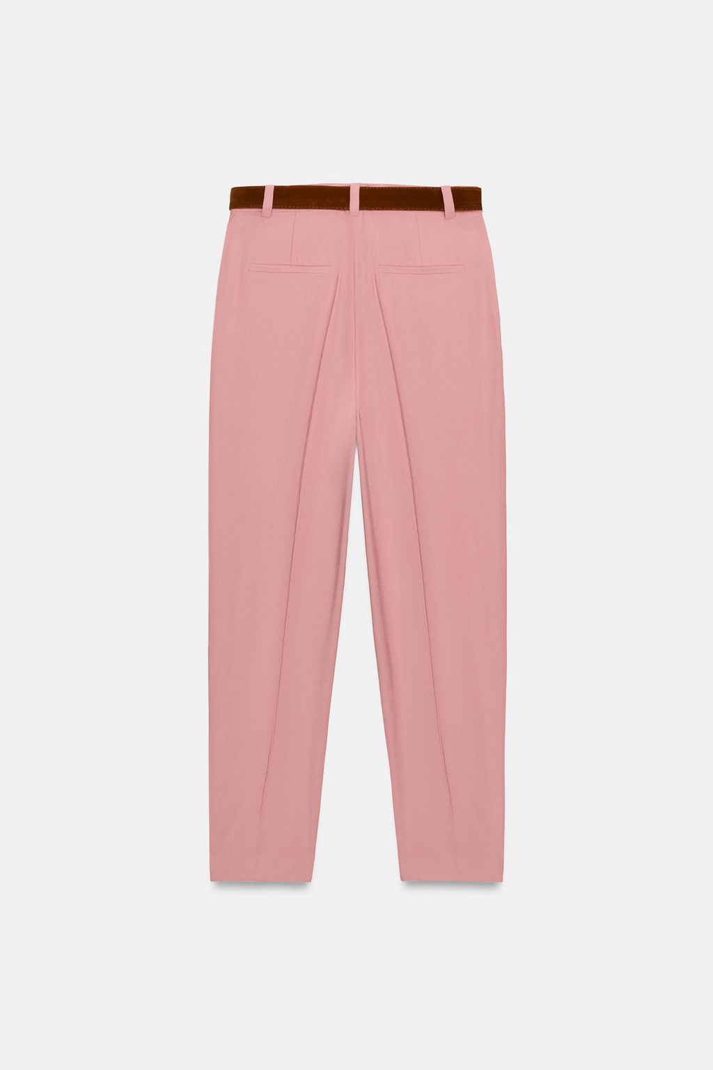 PANTAL?N PINZAS CINTUR?N / Rosa - Zara фото 7