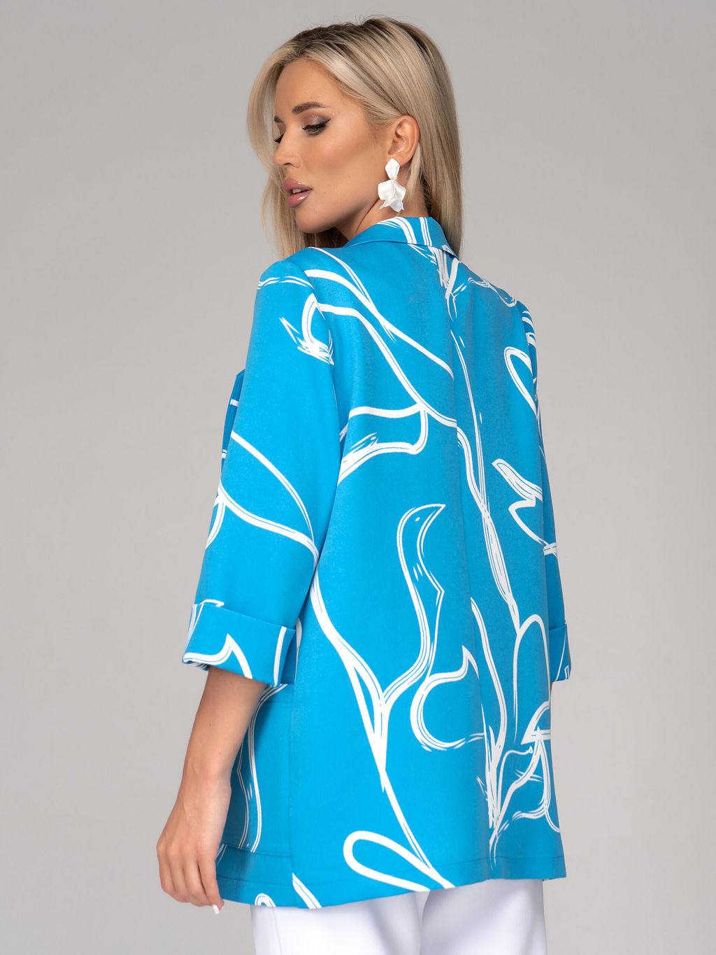 Пиджак Шерри (голубой) - Эльза фото 18