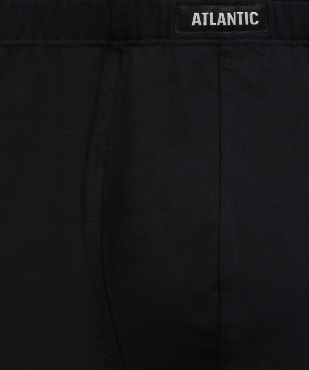 ATLANTIC 2RMH-007 Трусы шорты - набор 2 шт. черный + зеленый  фото 3