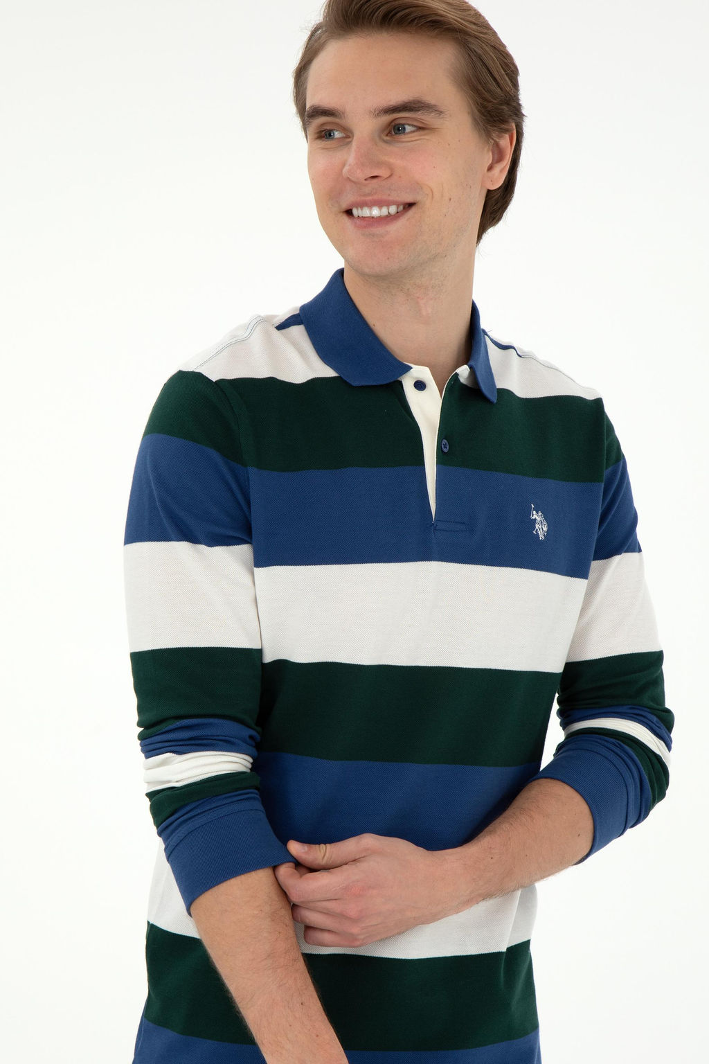 Мужской темно-зеленый свитшот Неожиданная скидка в корзине - U.s. polo assn фото 3