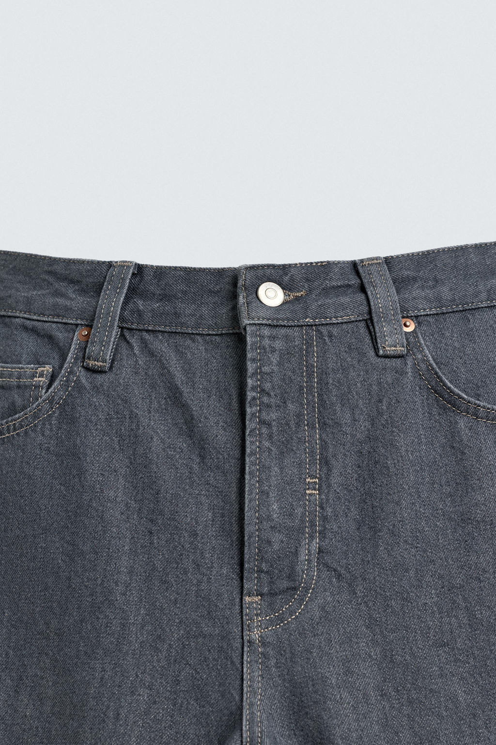JEANS STRAIGHT FIT / Gris - Zara фото 10