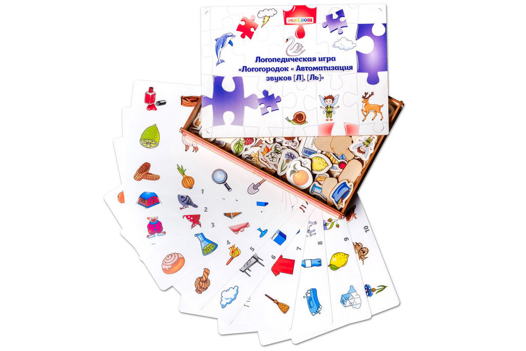 Логопедическая игра Логогородок Автоматизация звуков Л, Ль - Smiledecor фото 5