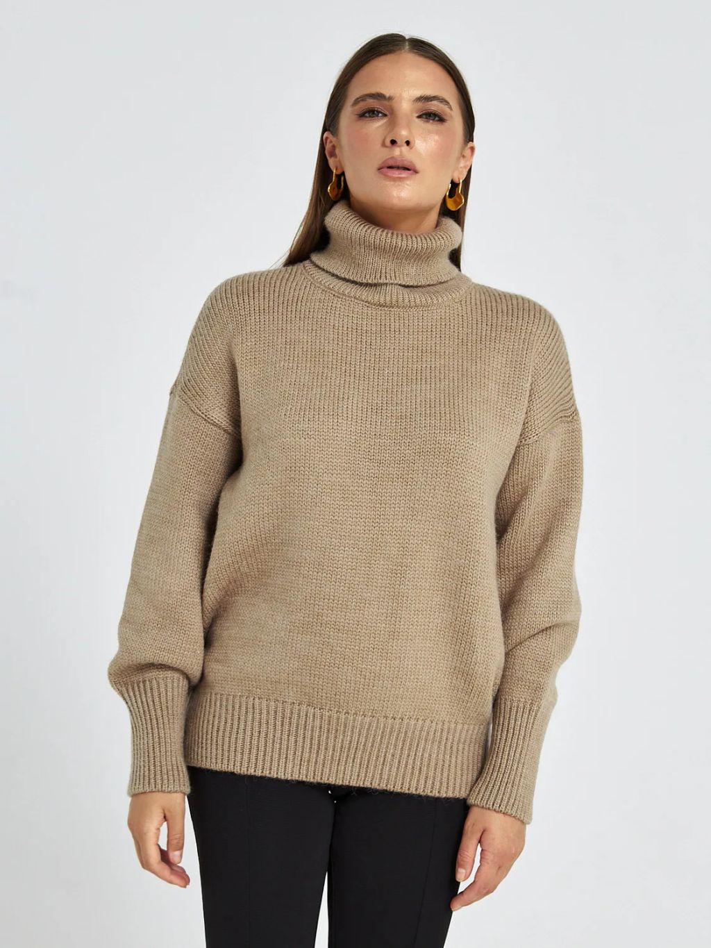 JETTY Джемпер вязаный свитер с горлом  фото 17