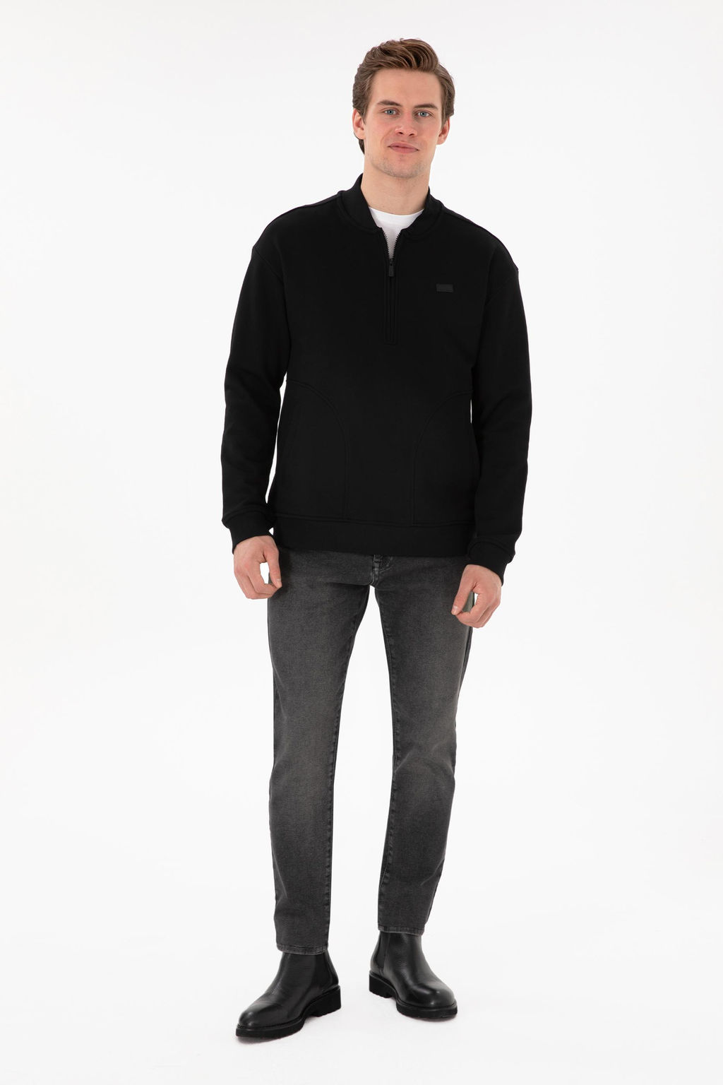 Скидка на сюрприз мужской черной толстовки в корзине - U.s. polo assn фото 4