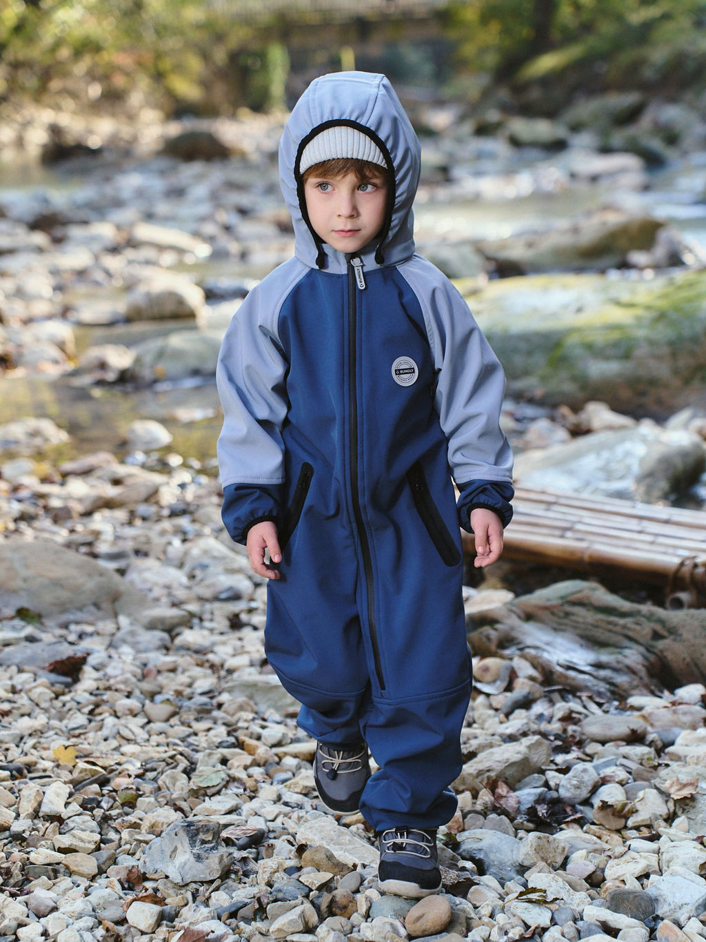 Комбинезон Колор блок Softshell демисезонный Шторм - Bungly фото 10