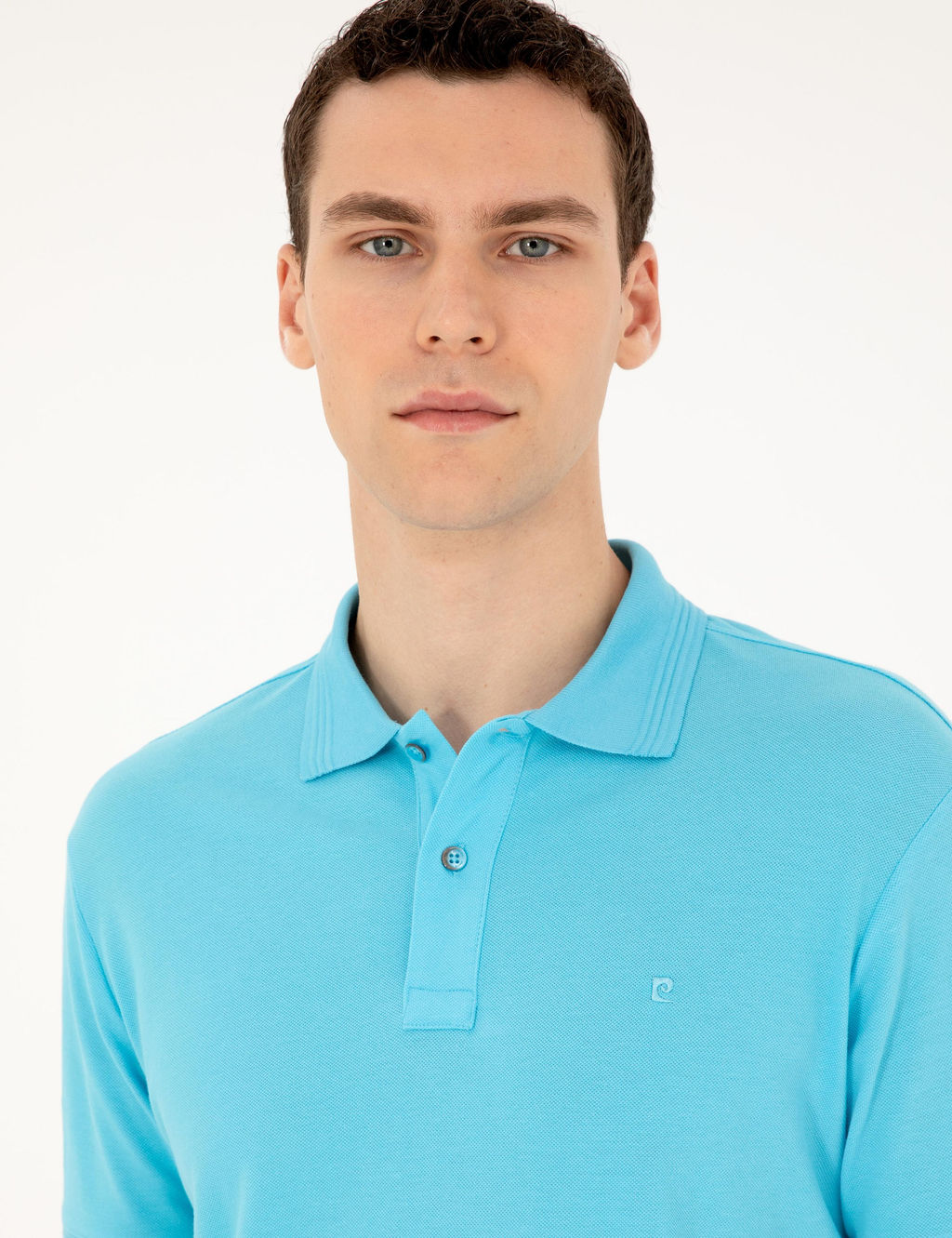 Turkuaz Slim Fit Basic Ti__rt - Pierre cardin фото 9
