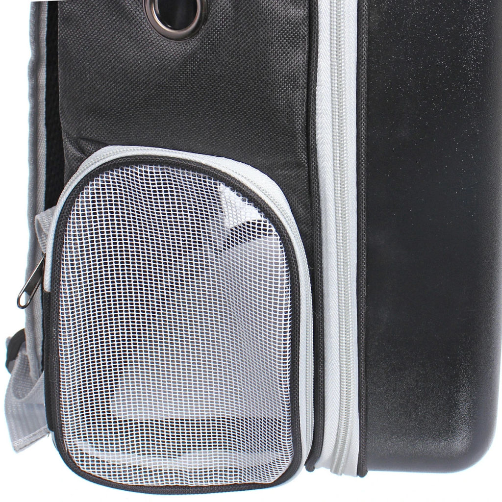 Рюкзак - переноска для животных "СТИЛЬНЫЙ БРО", цвет синий, 32*17*42/до13кг (Пакет и Лейбл)