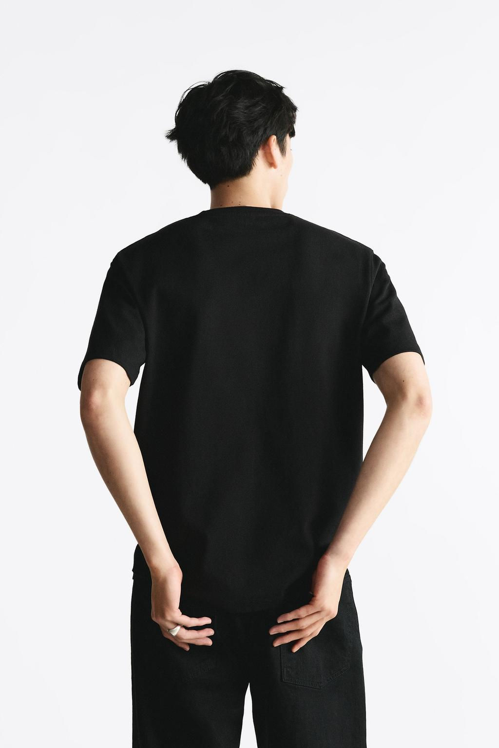 HEAVY WEIGHT SHORT SLEEVE T-SHIRT - Zara фото 15