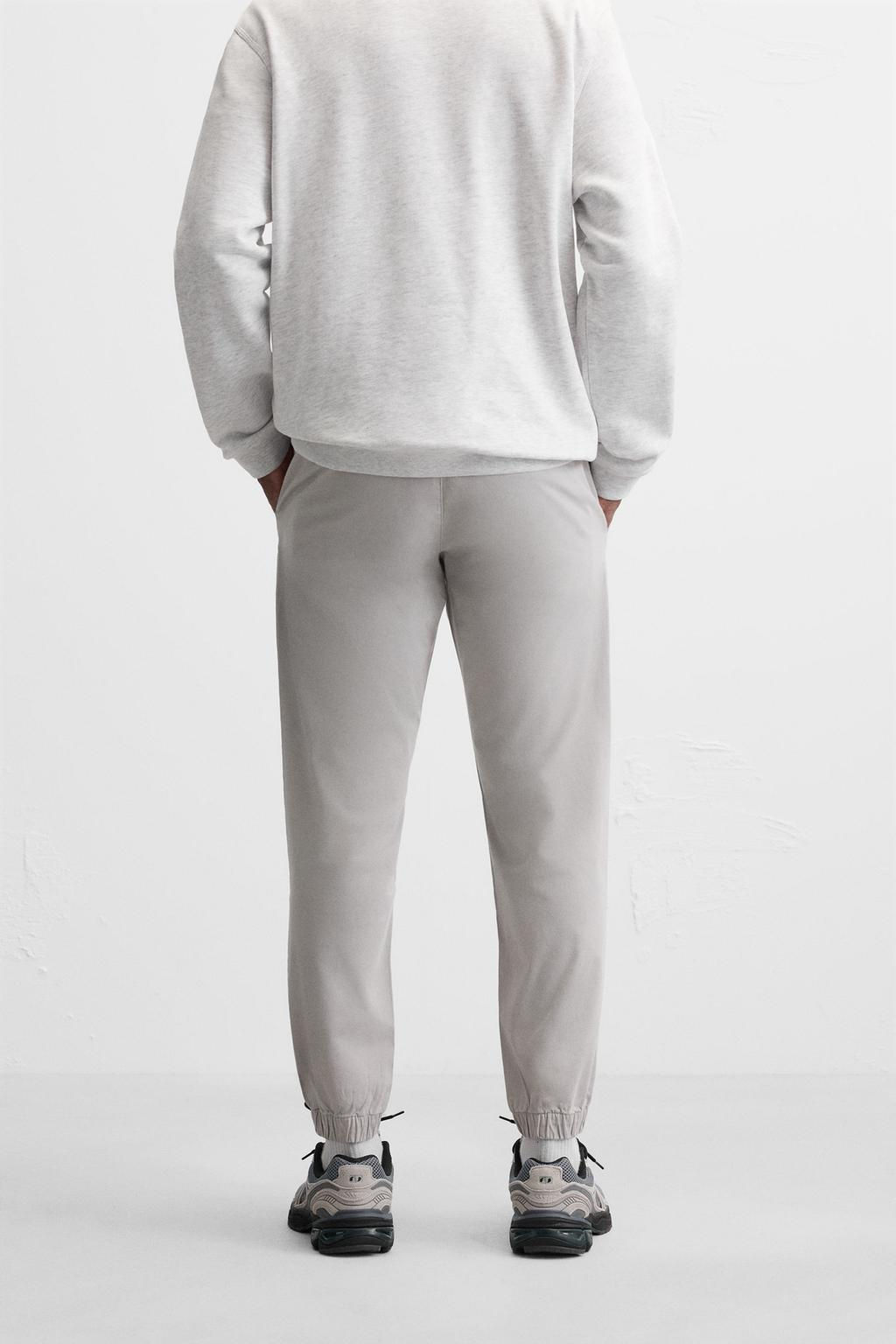 FADED JOGGER WAIST TROUSERS - Zara фото 48
