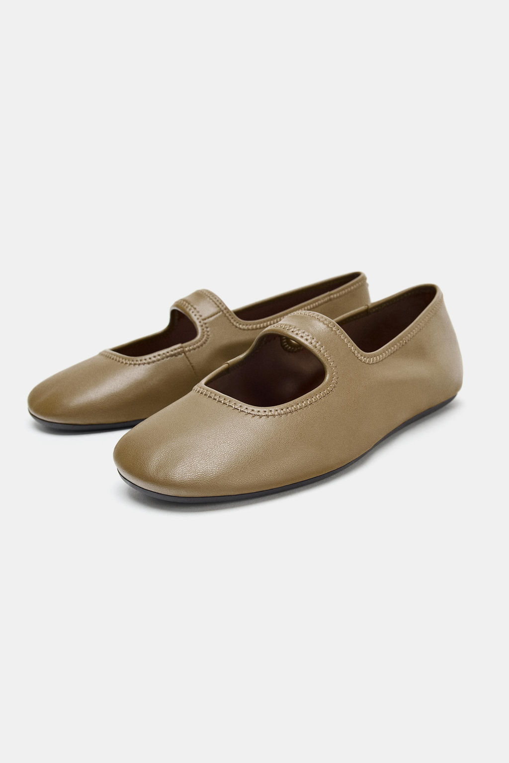 SOFT STRAP BALLERINAS - Zara фото 4