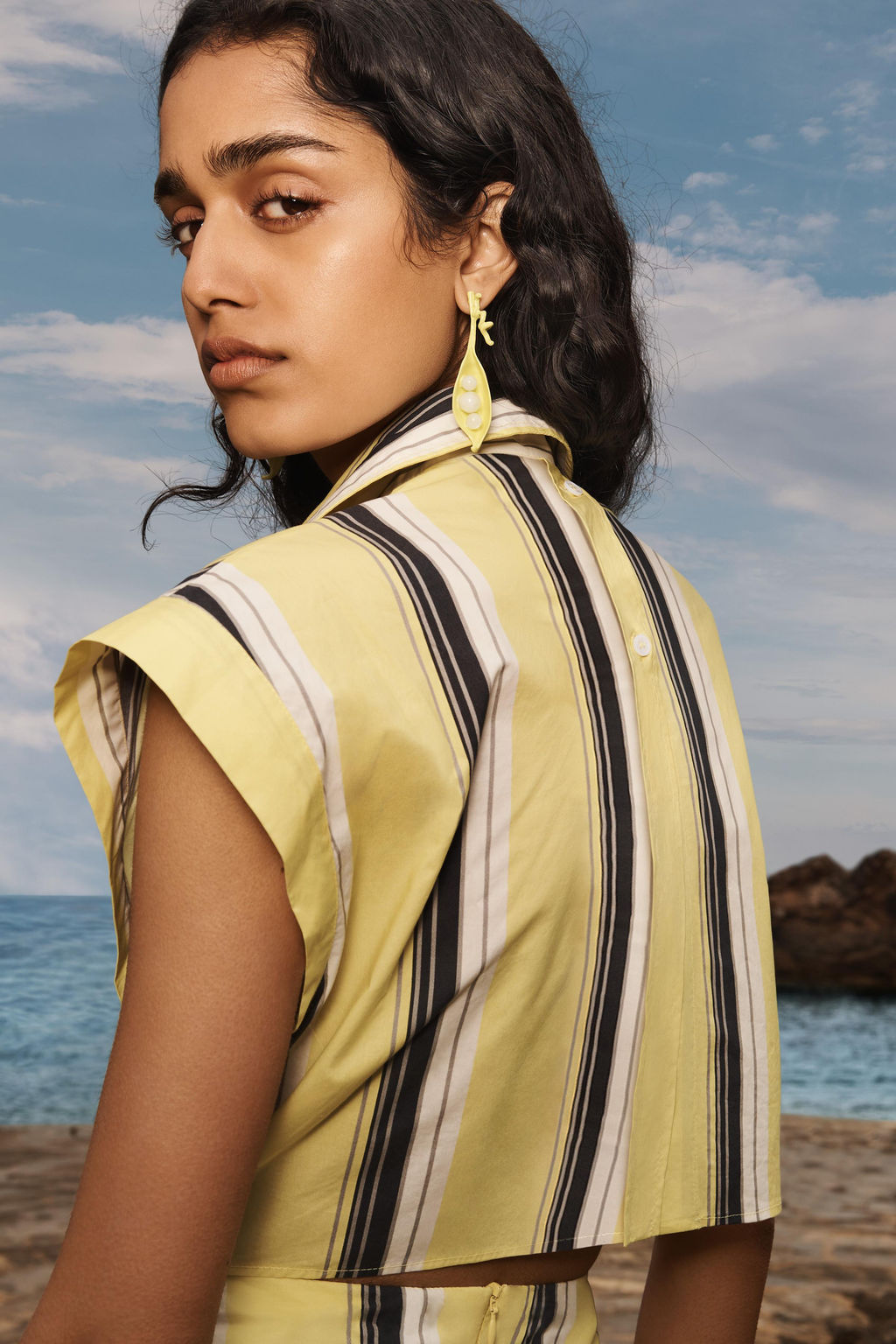 LIMITED EDITION STRIPED PUFF DRESS - Zara фото 11