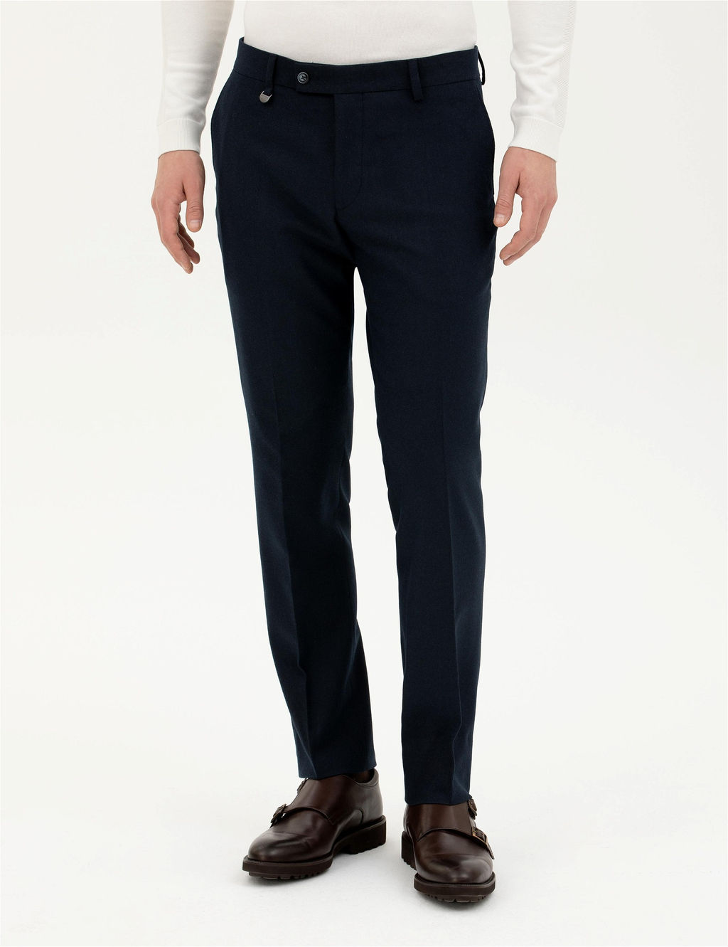 Lacivert Slim Fit Kuma_ Pantolon - Pierre cardin фото 2