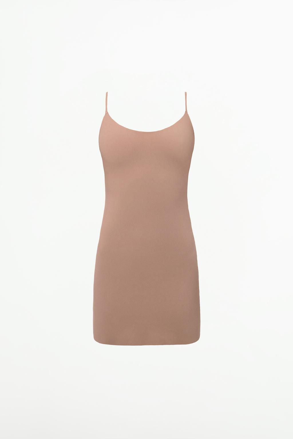 SHORT SHAPEWEAR SLIP DRESS - Zara фото 14