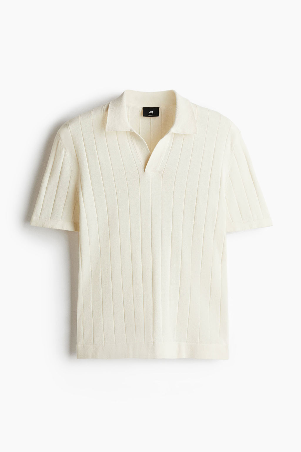 Polo en mezcla de lino Regular Fit - H&m фото 3