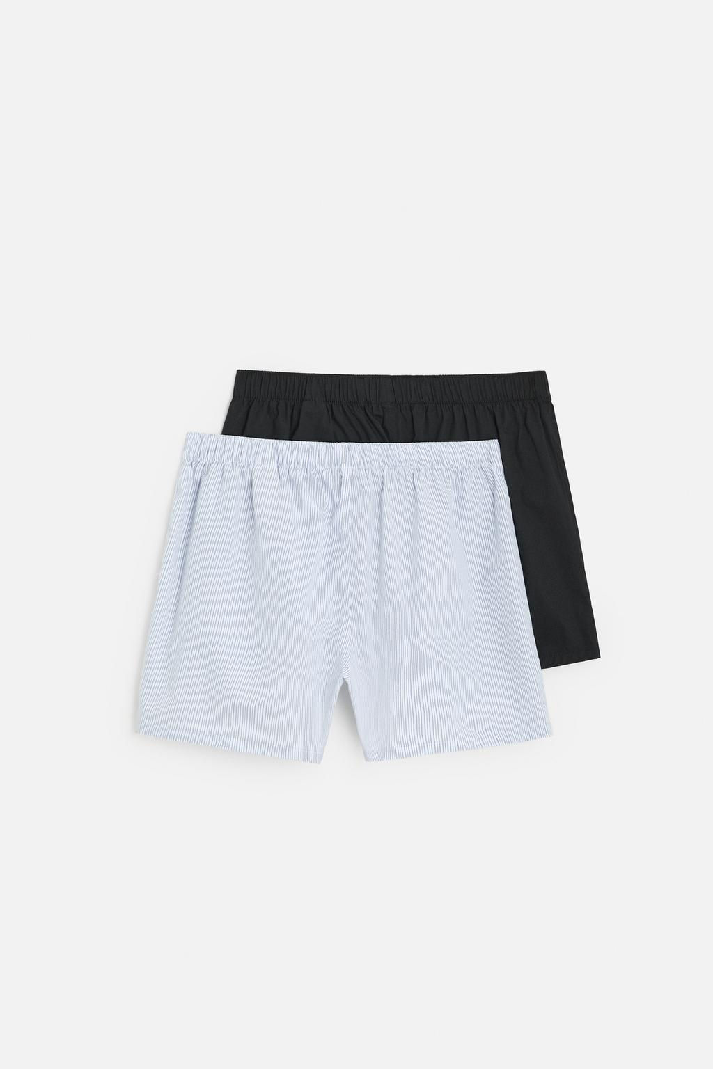 PACK OF 2 CONTRAST POPLIN BOXERS - Zara фото 2