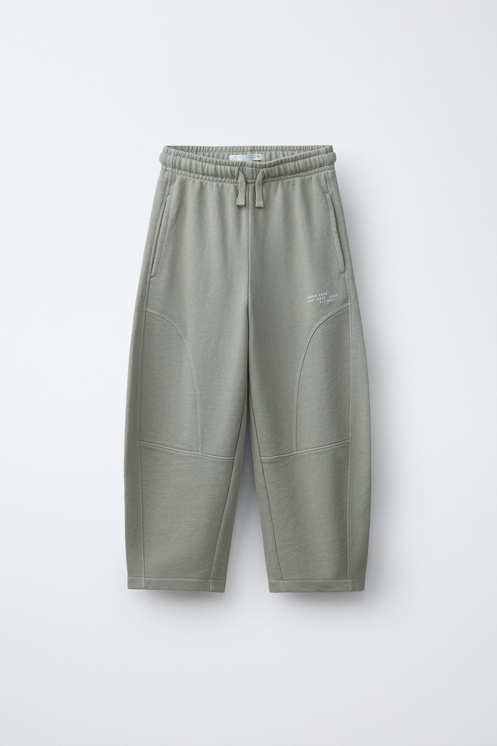 PANTAL?N BARREL GARMENT DYE CORTES / Crudo medio