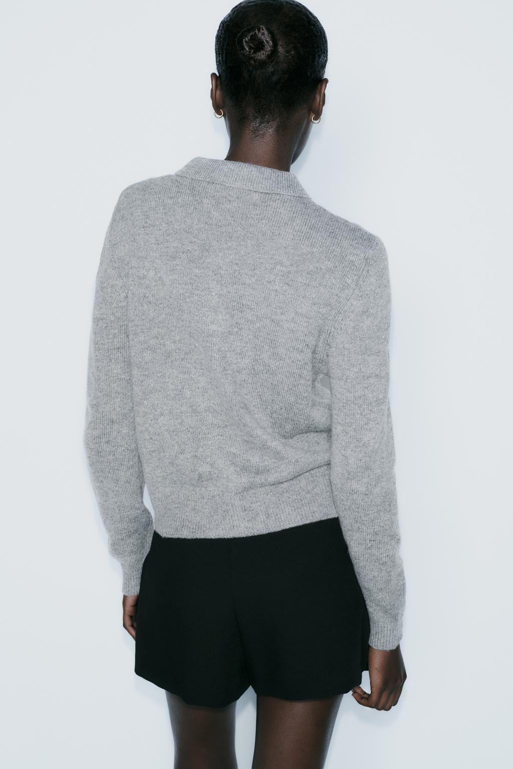 KNIT CARDIGAN WITH BUTTONS AND BOWS - Zara фото 4