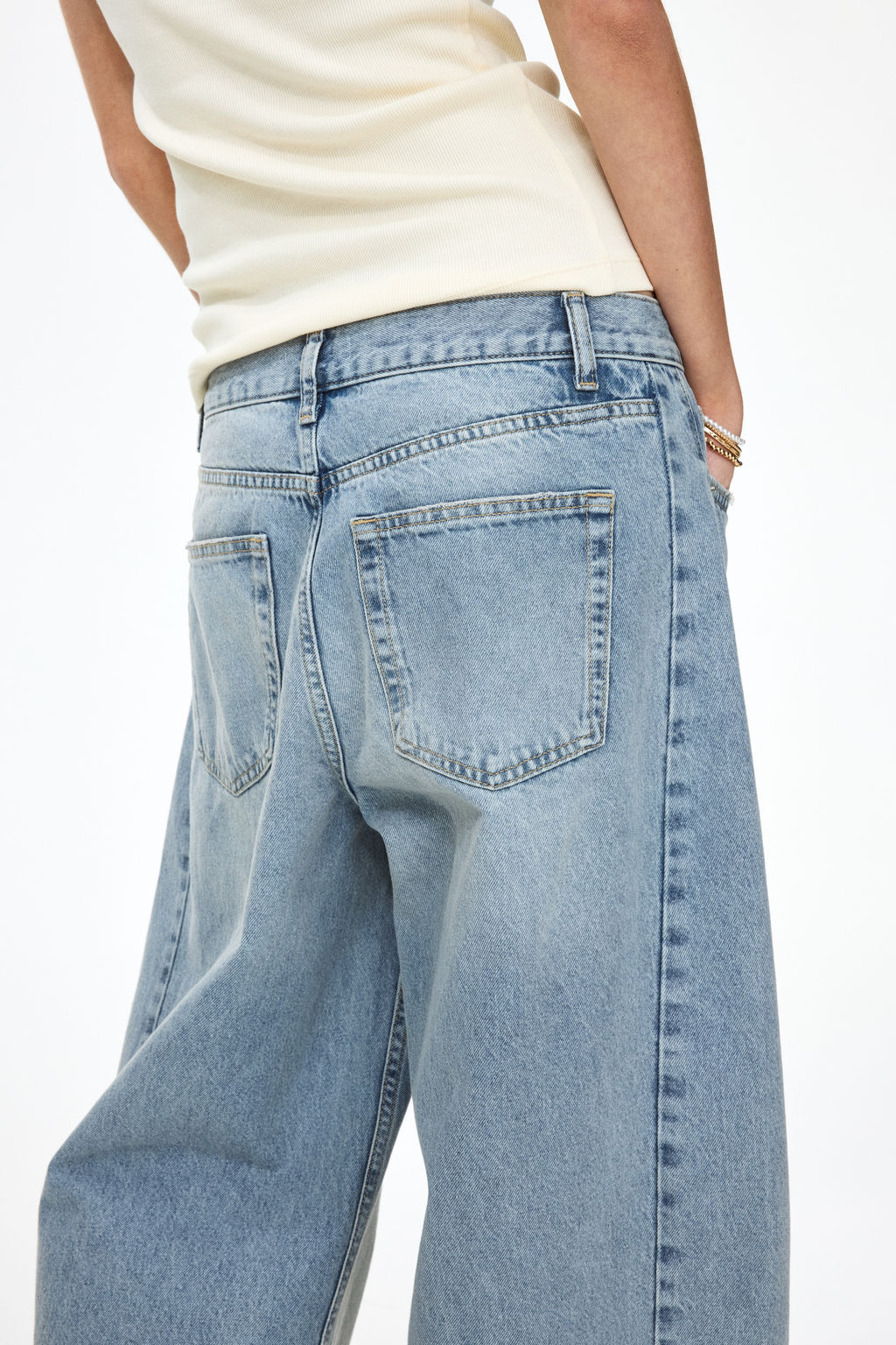 Barrel Regular Waist Jeans - H&m фото 10