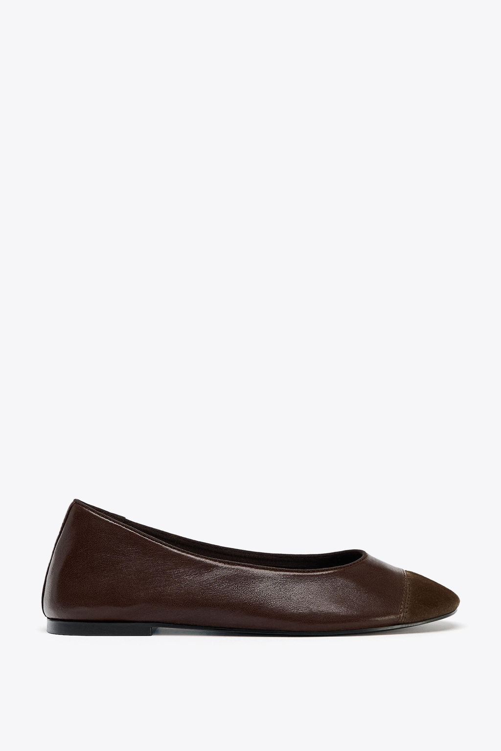 LEATHER BALLERINAS - Zara фото 13