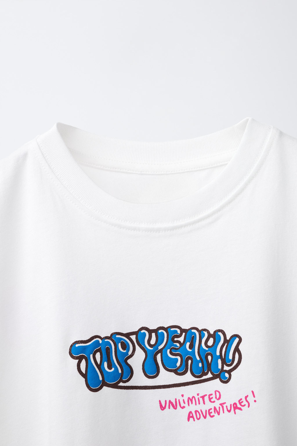 CAMISETA ESTAMPADO VOLC?N / Blanco - Zara фото 3