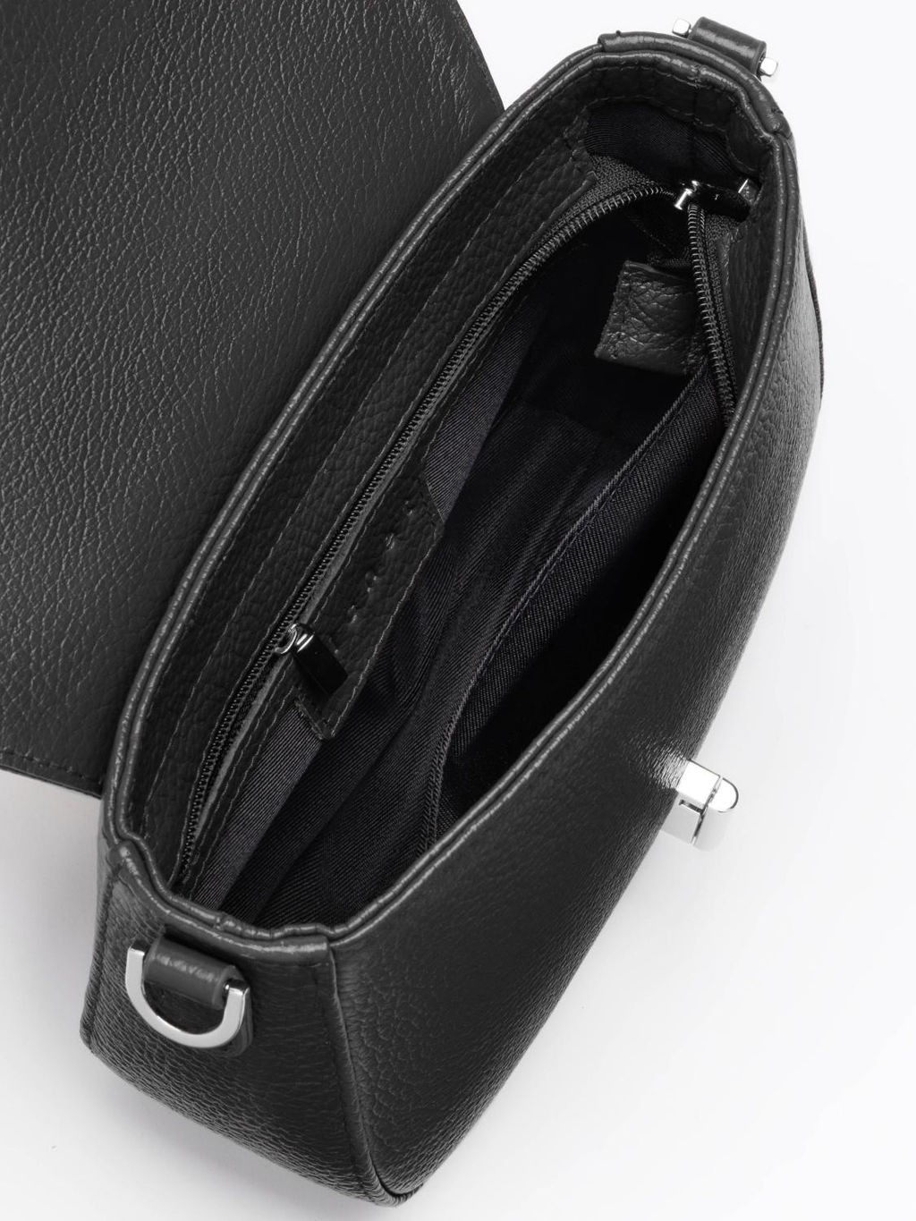 Женская кожаная сумка Richet 3292LN 376 Черный