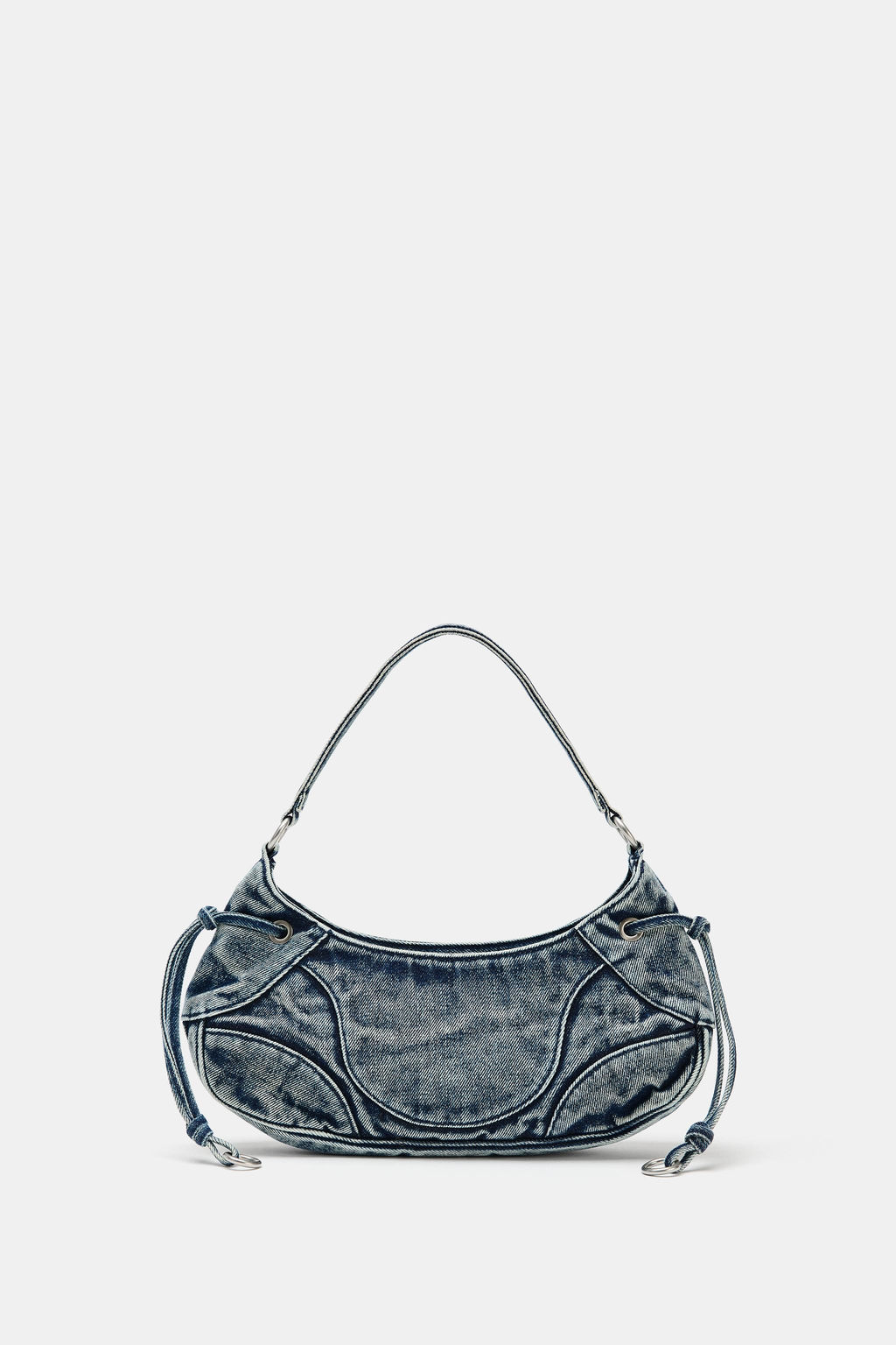 BOLSO DE HOMBRO DENIM / Azul Vaquero - Zara фото 3