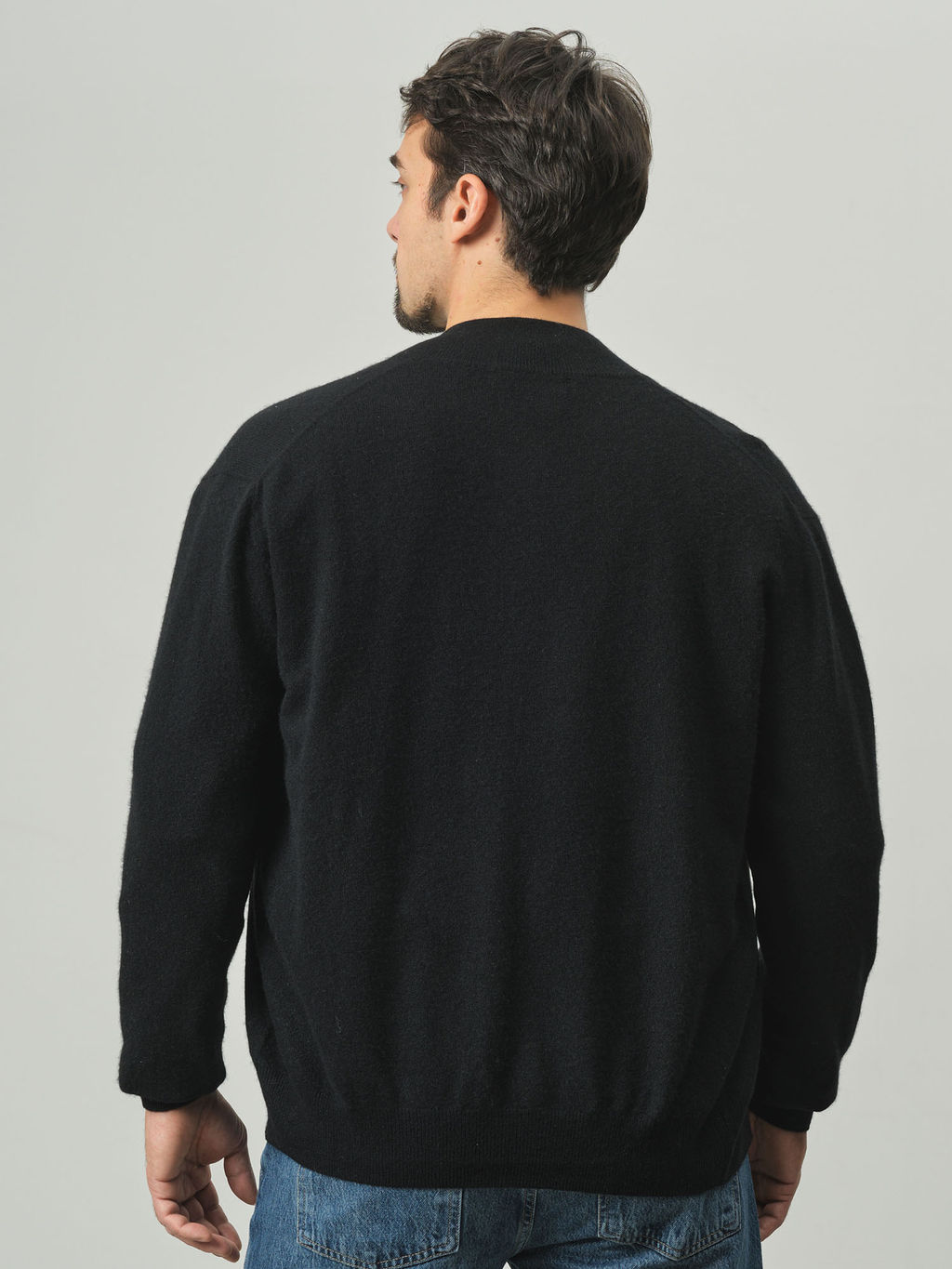 Джемпер мужской из пуха яка 4003 черный