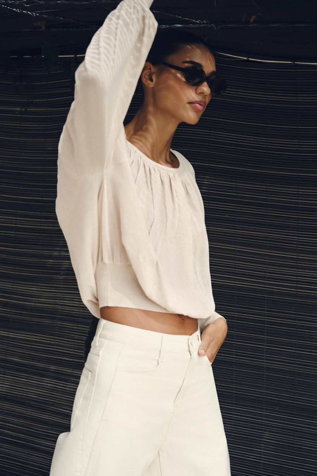 BLUSA PUNTO CUELLO BARCO / Arena - Zara фото 2