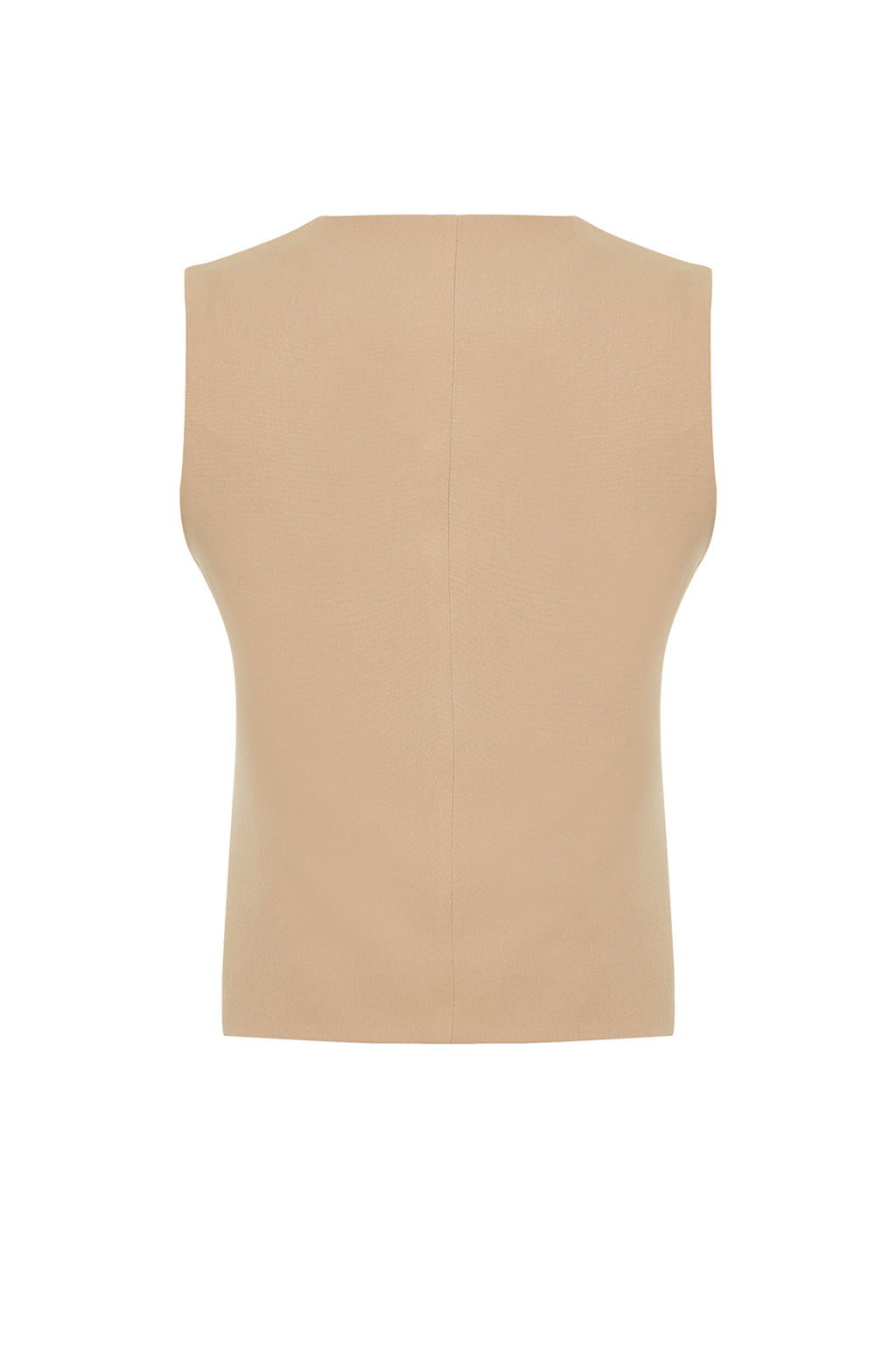 Vizon Fitted Dugmeli Crop Dokuma Yelek TWOSS21YE0009