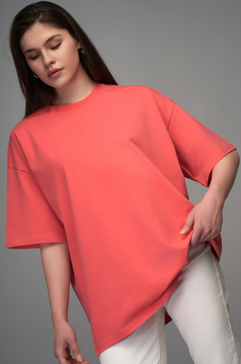 Женская футболка оверсайз Happyfox