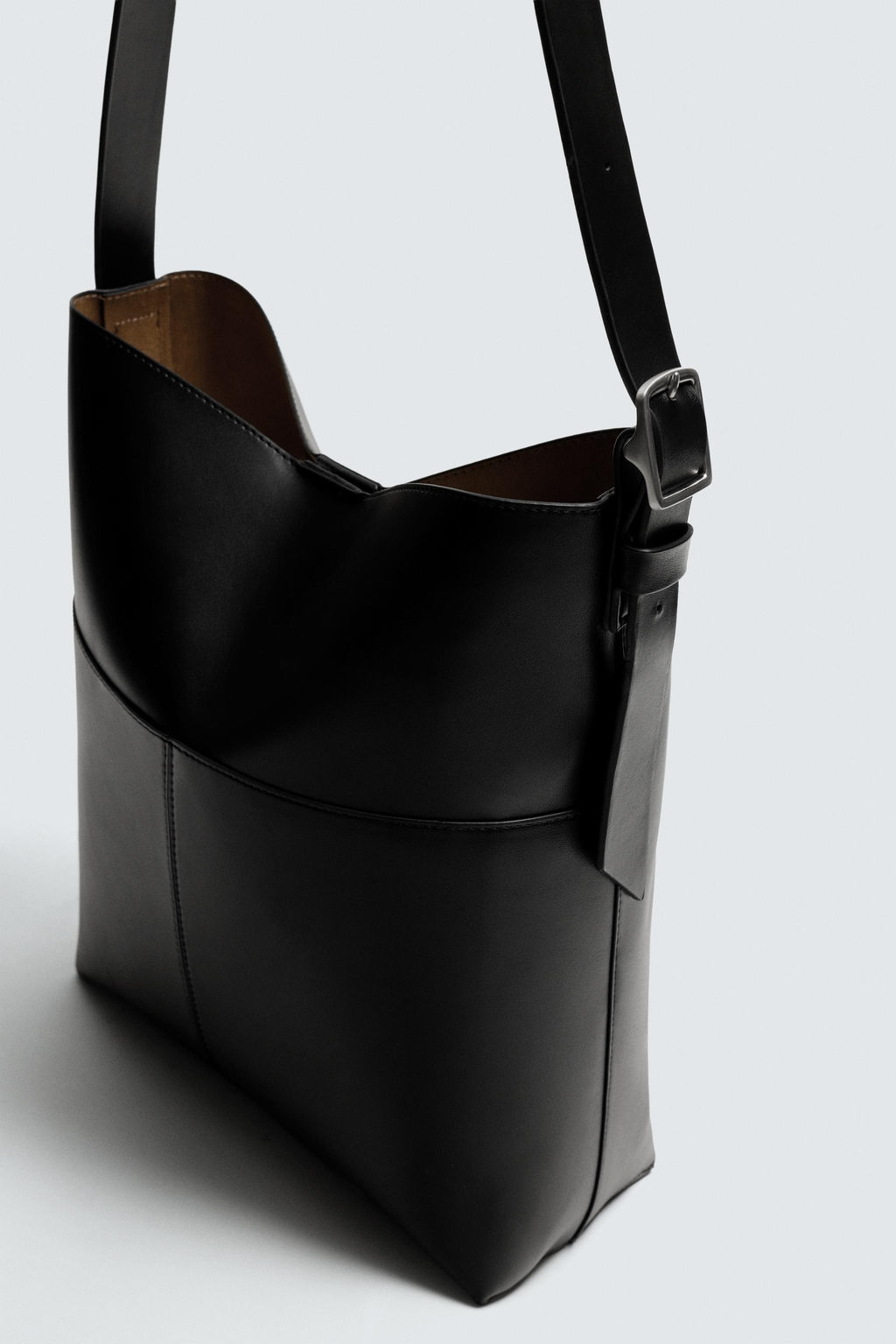 TOPSTITCHED TOTE BAG - Zara фото 13