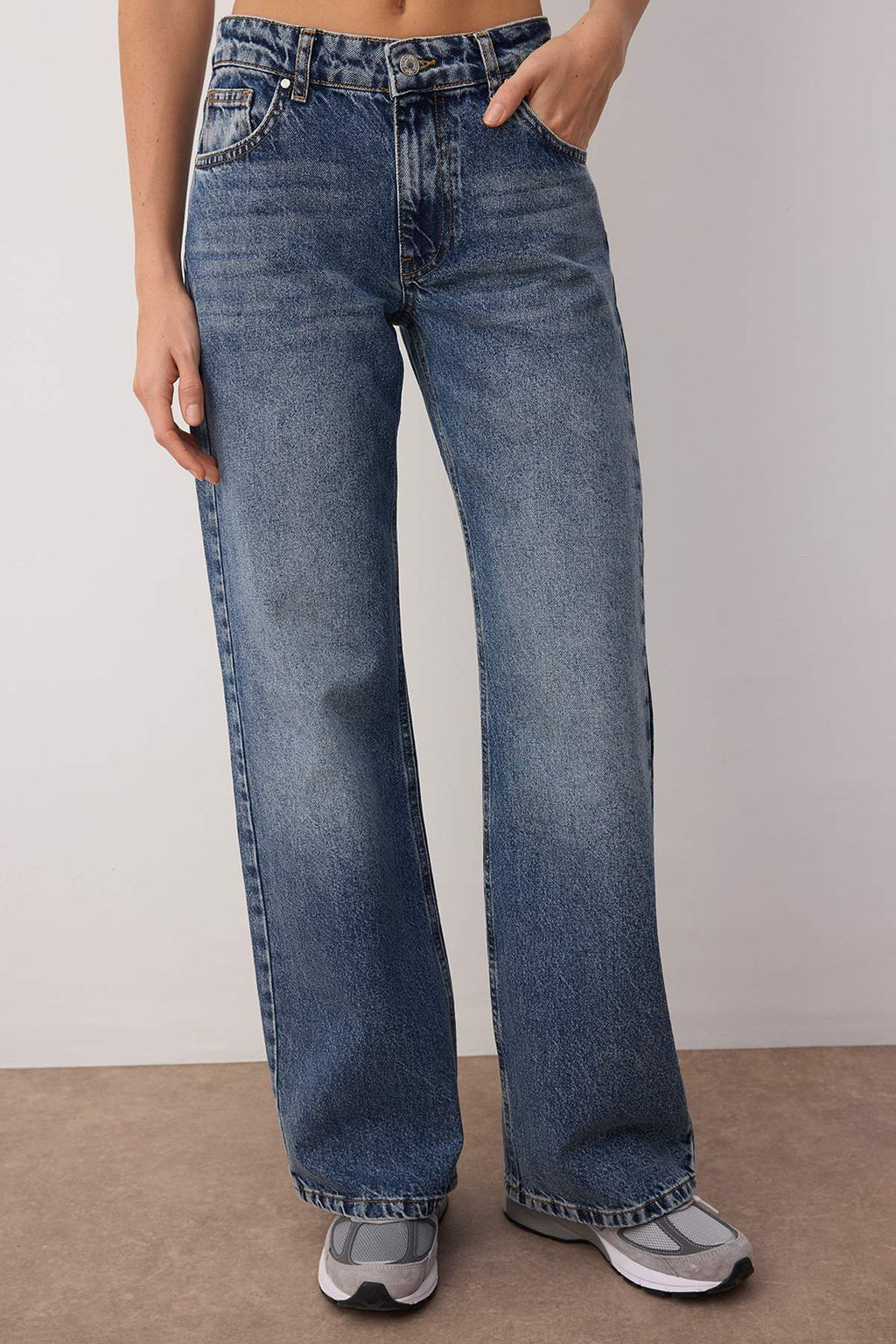 Mavi Dusuk Bel Genis Paca Wide Leg Jeans TWOAW26JE00075