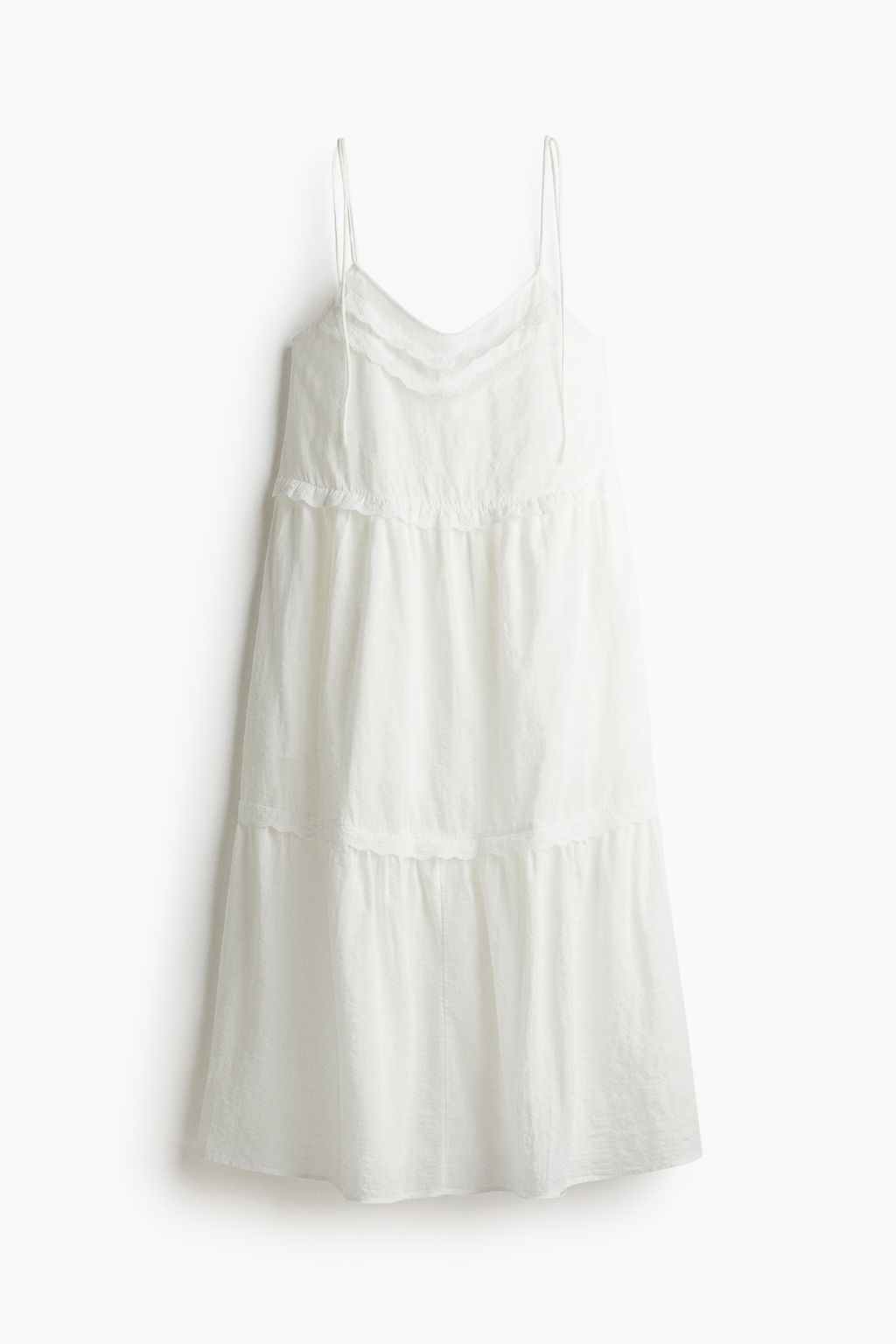 Vestido con tirantes de lazo