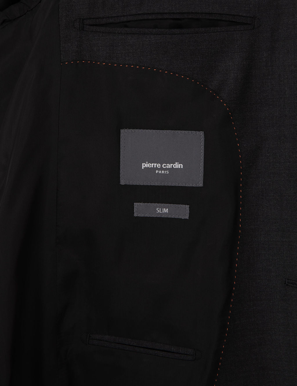 Antrasit Slim Fit Y_n Ka_mir Kar___ml_ Tak_m Elbise