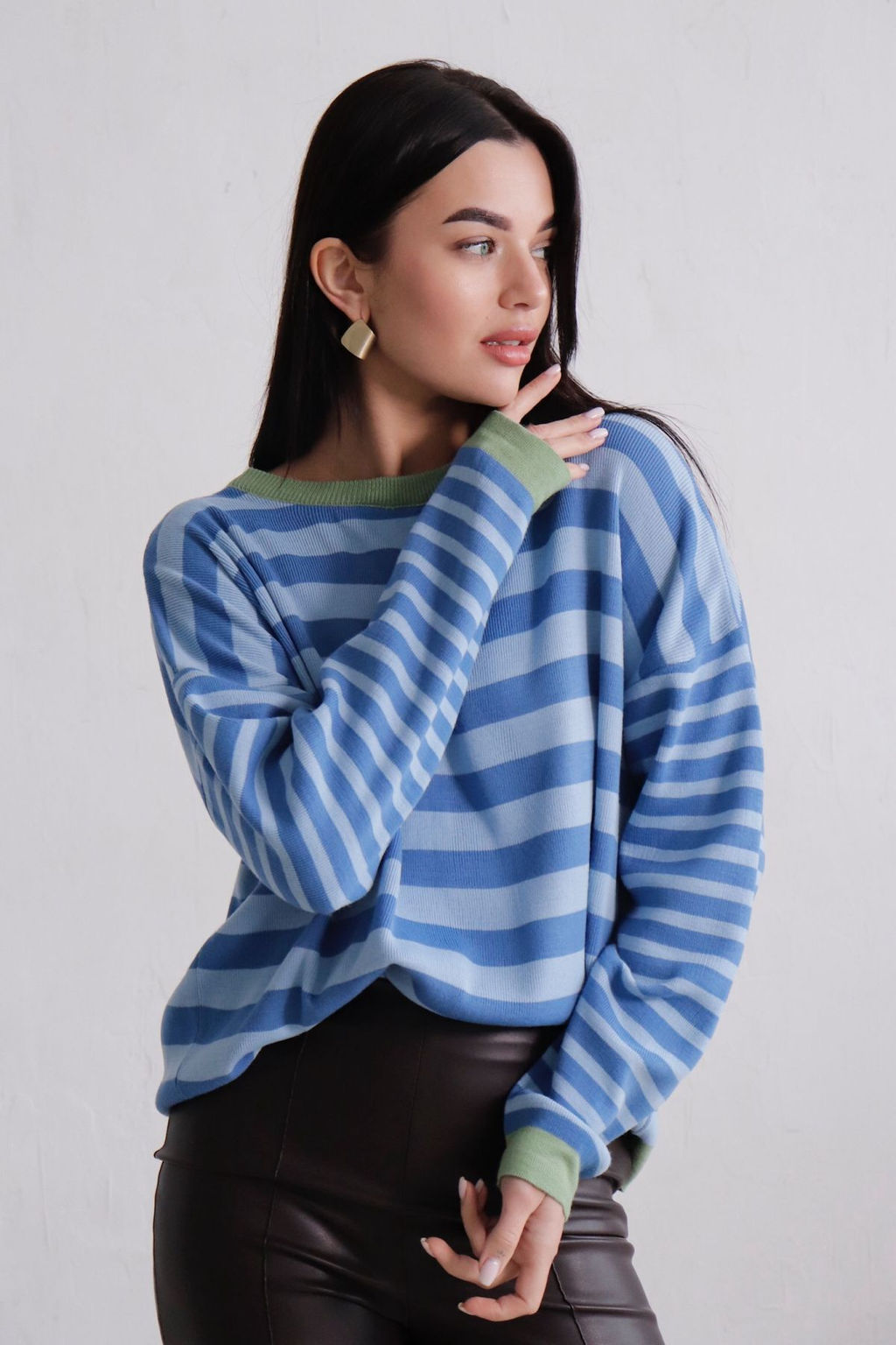 10653 Джемпер в полоску - Martichelli фото 2