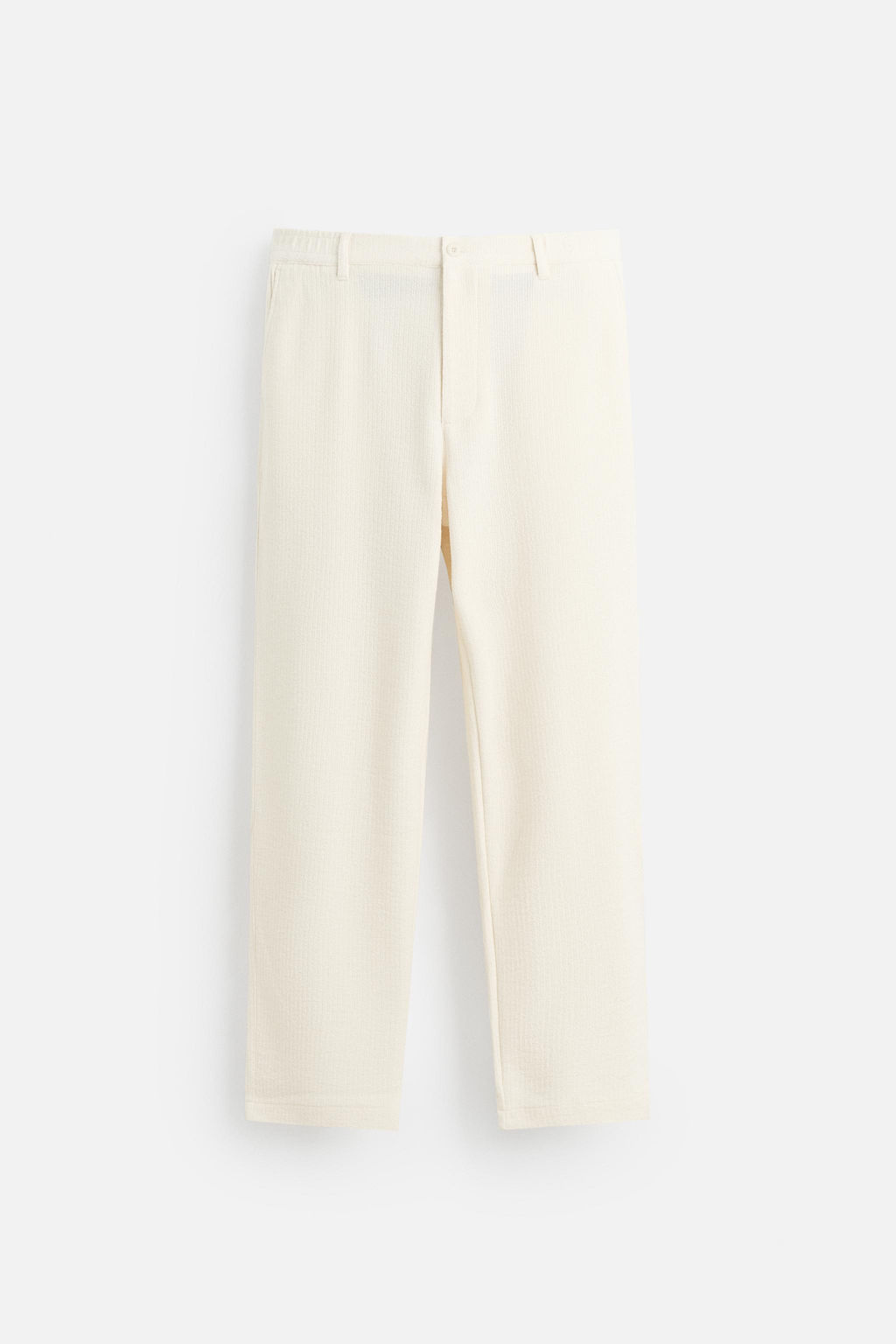 TEXTURED CHINO TROUSERS - Zara фото 15