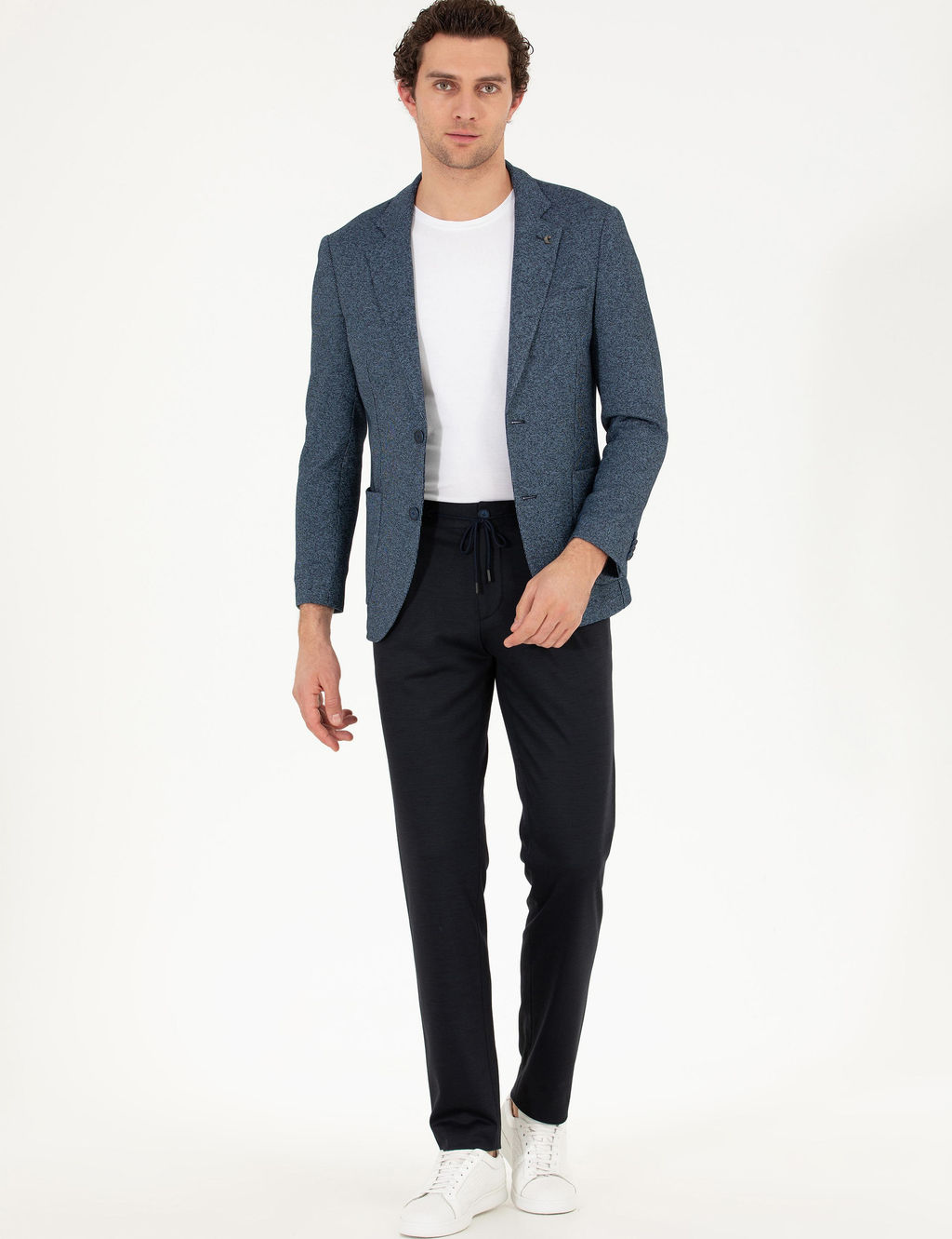 Lacivert Slim Fit Ceket