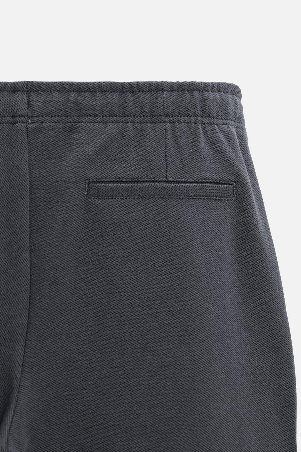 COMFORT FIT JOGGER WAIST TROUSERS - Zara фото 44