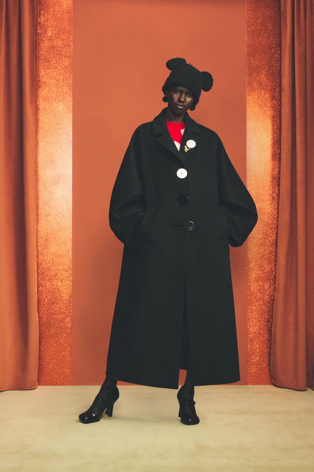 OVERSIZE LONG COAT HARRY LAMBERT FOR ZARA X DISNEY