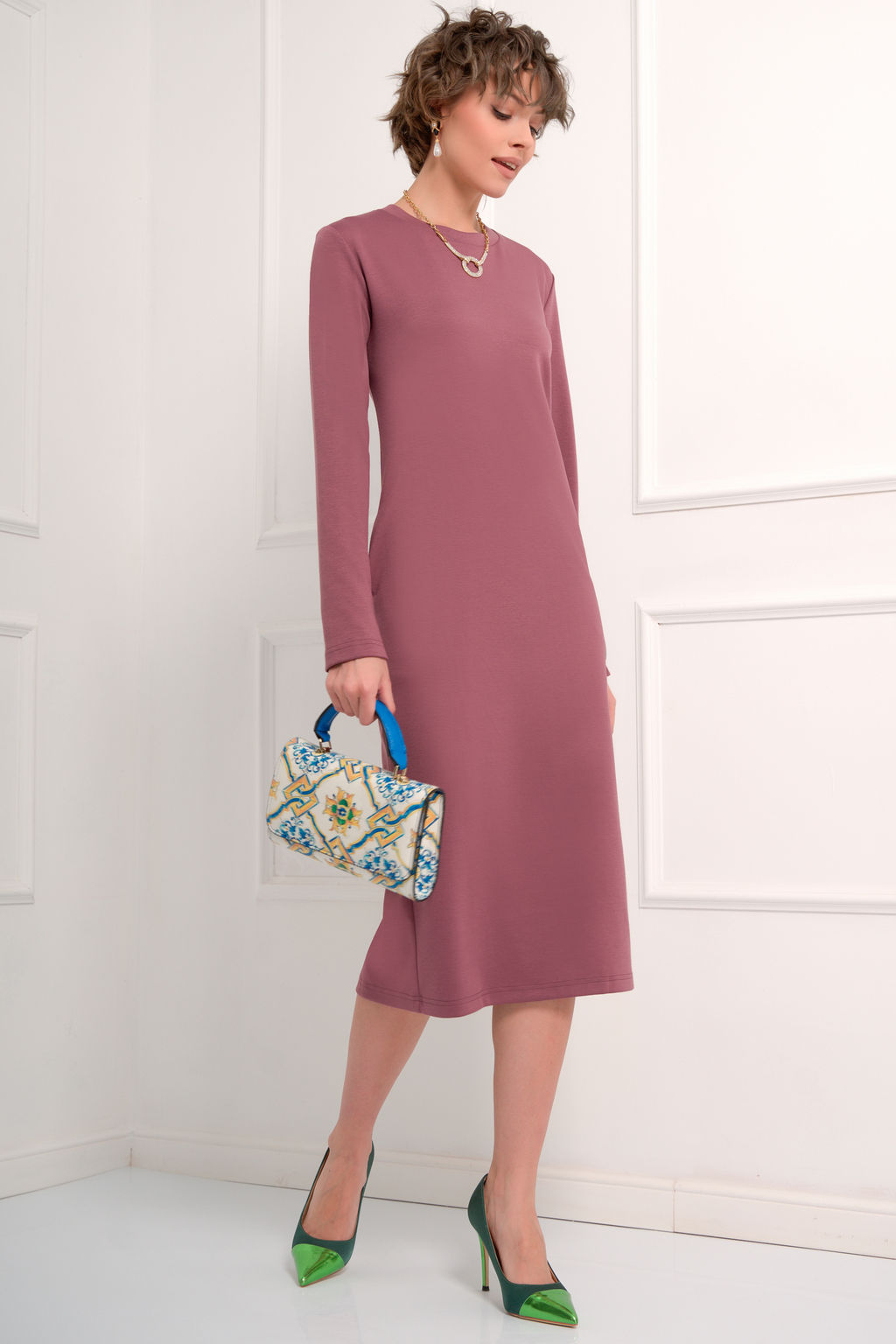Платье Bellovera 12П3067 розовый