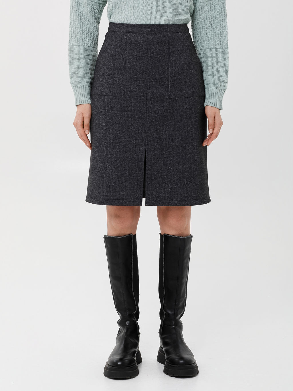 Юбка трикотажная