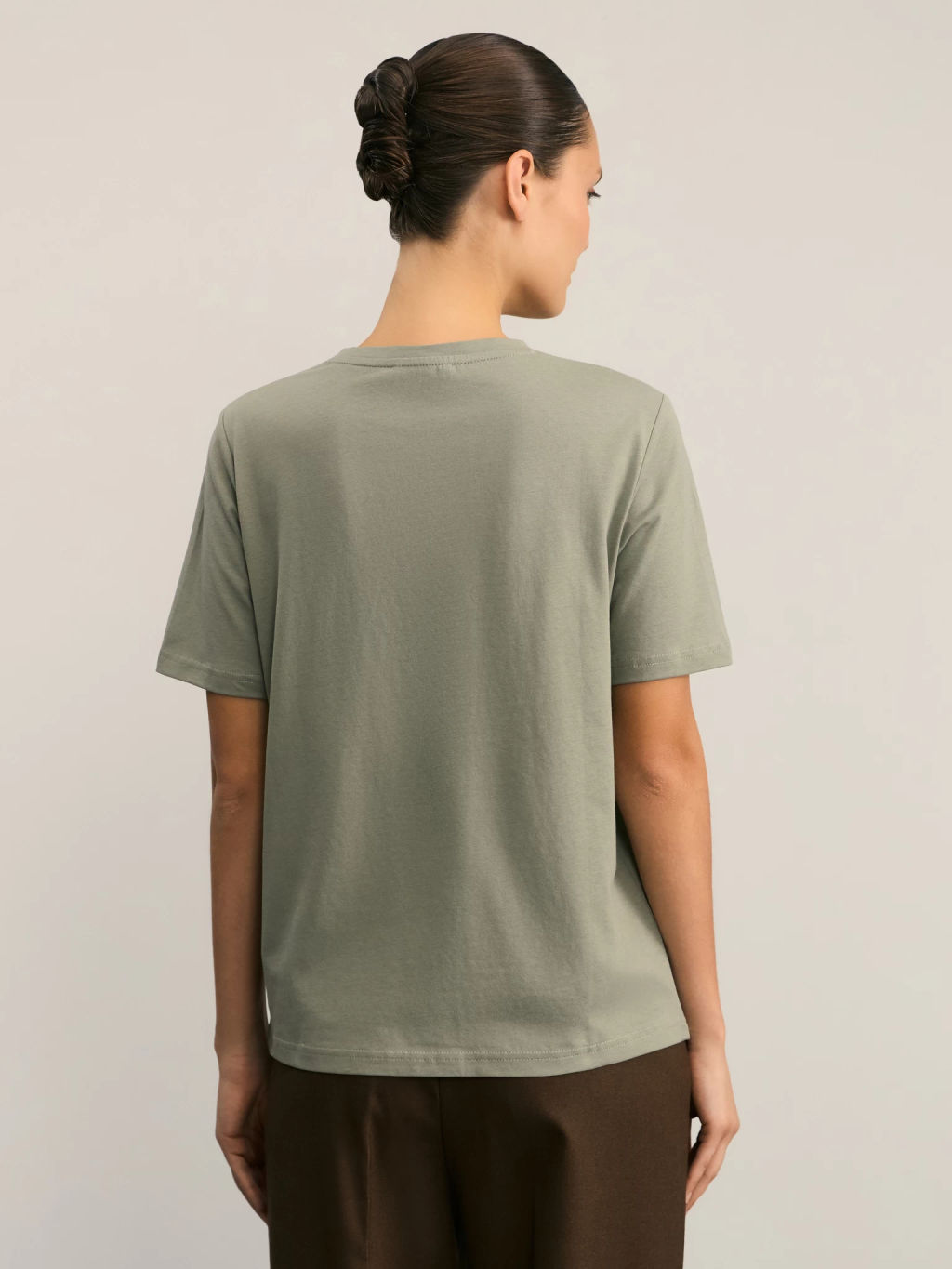 Базовая футболка из хлопка / Zarina  фото 5