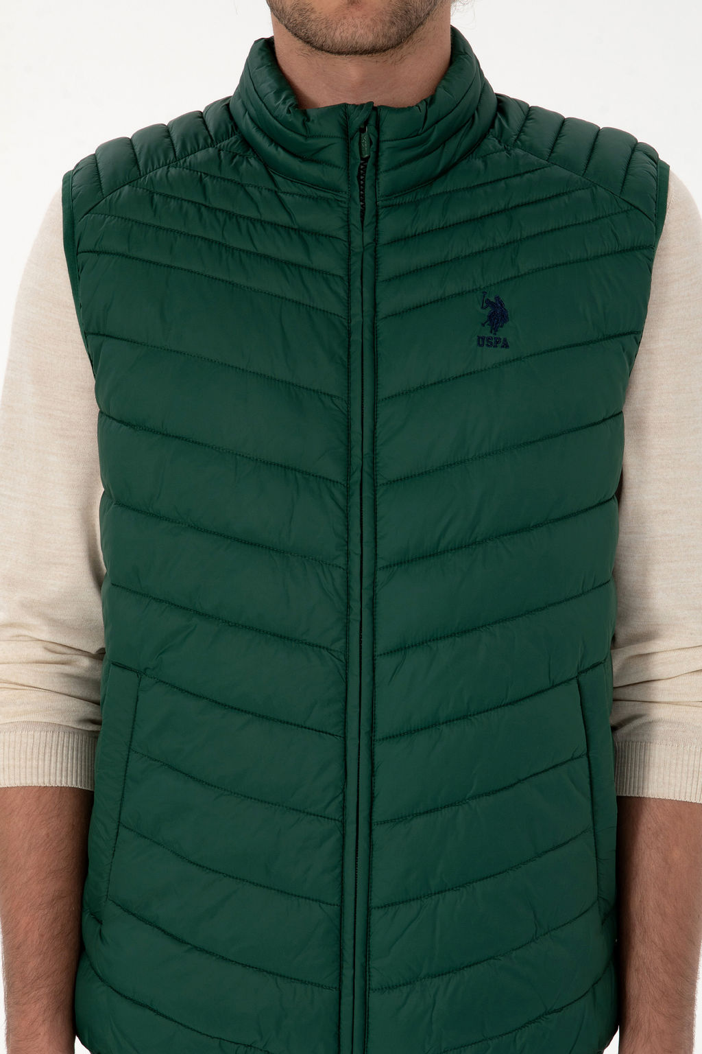Erkek Koyu YeЕil Yelek - U.s. polo assn фото 6