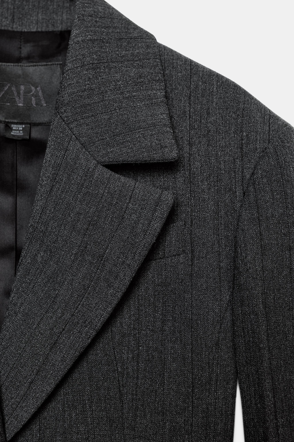 ZW COLLECTION TEXTURED TAILORED BLAZER - Zara фото 5