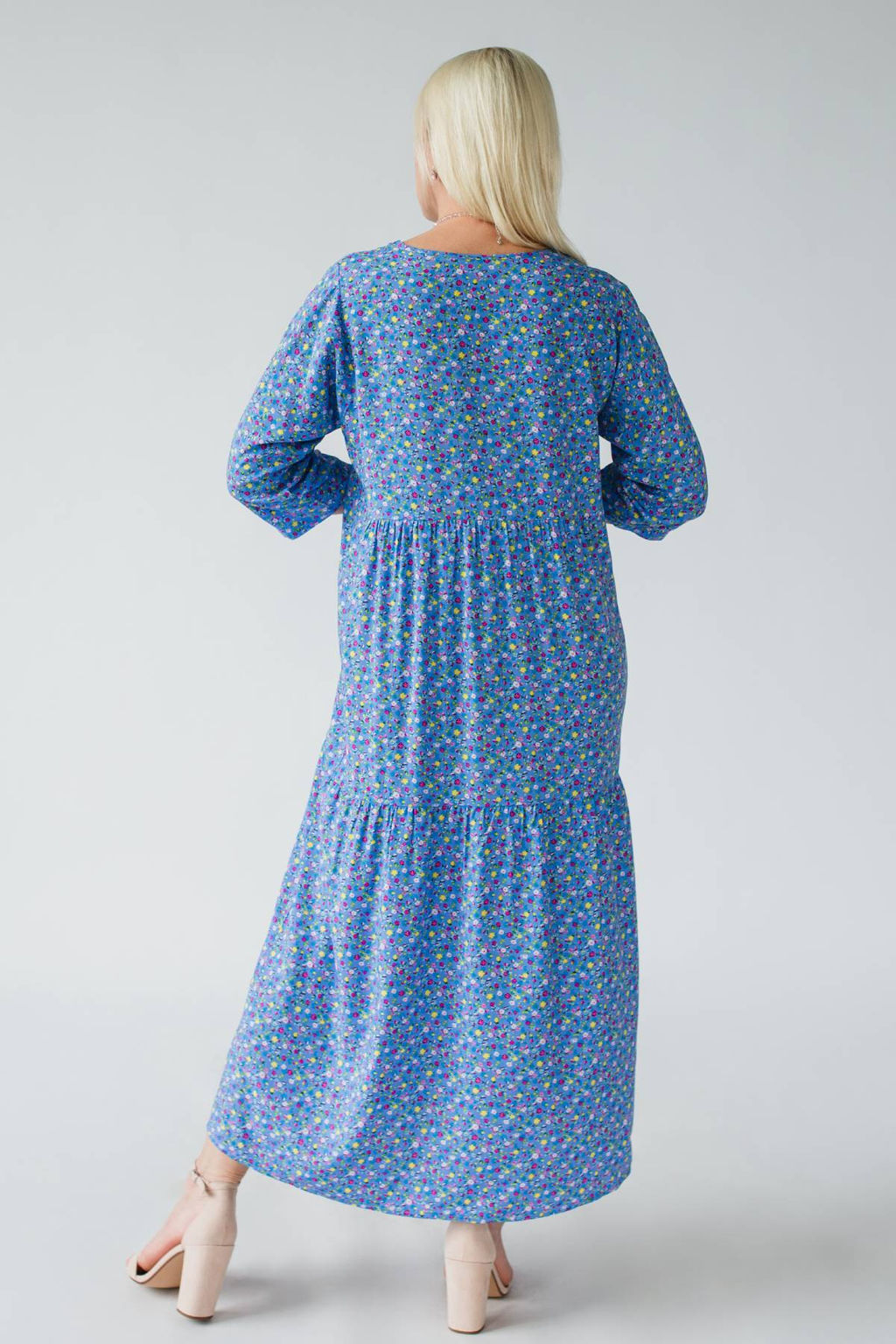 Платье штапель 5872/113/Небесно-голубой - Rise фото 4