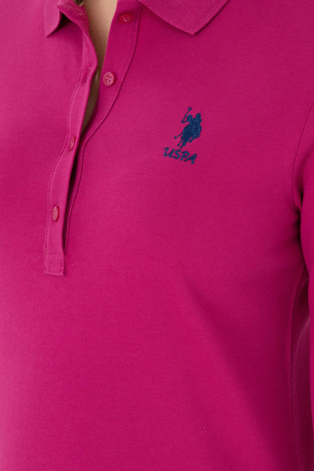 Женский базовый свитшот цвета фуксии Неожиданная скидка в корзине - U.s. polo assn фото 7