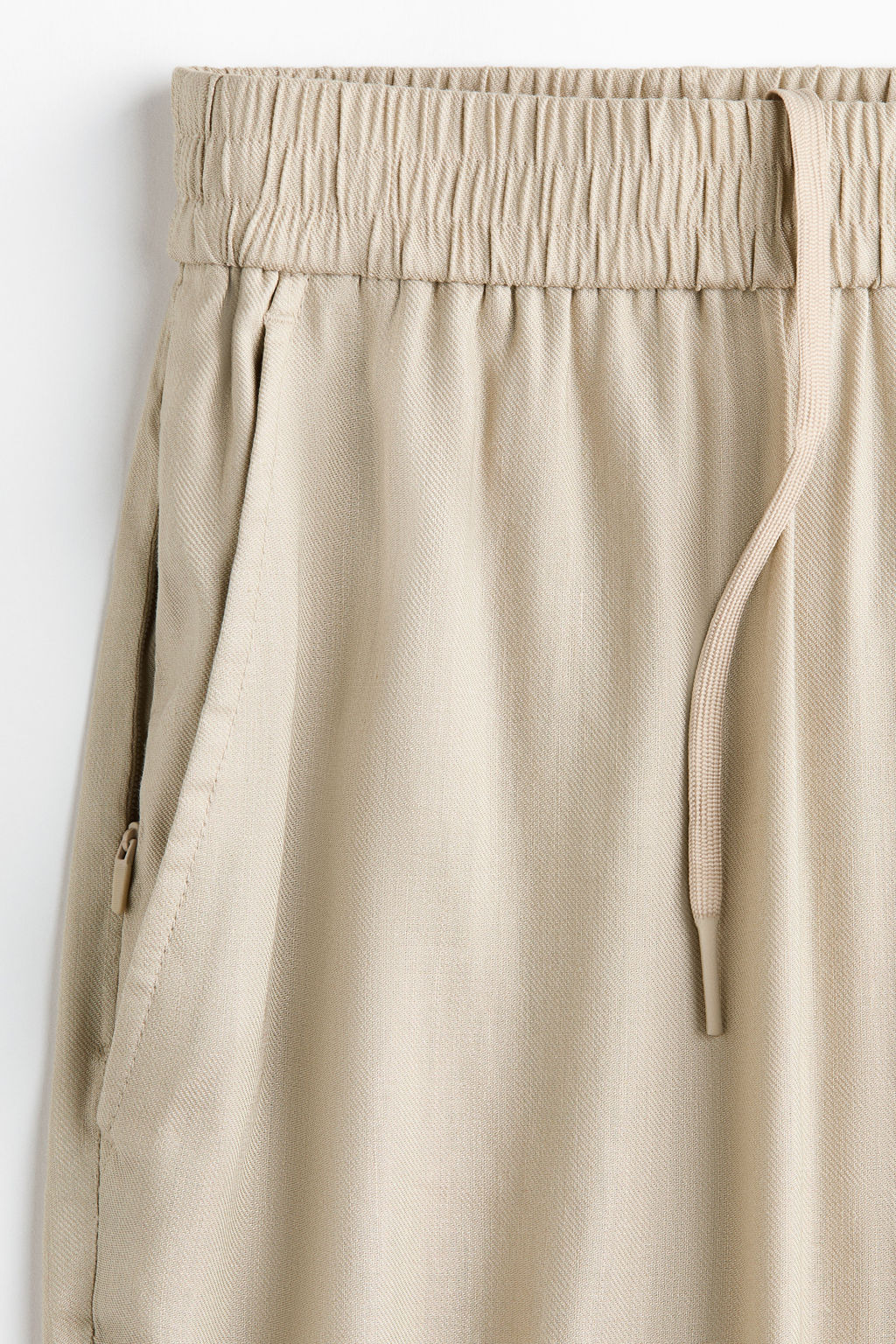 Pantal?n en mezcla de lino Easy-care Loose Fit - H&m фото 10